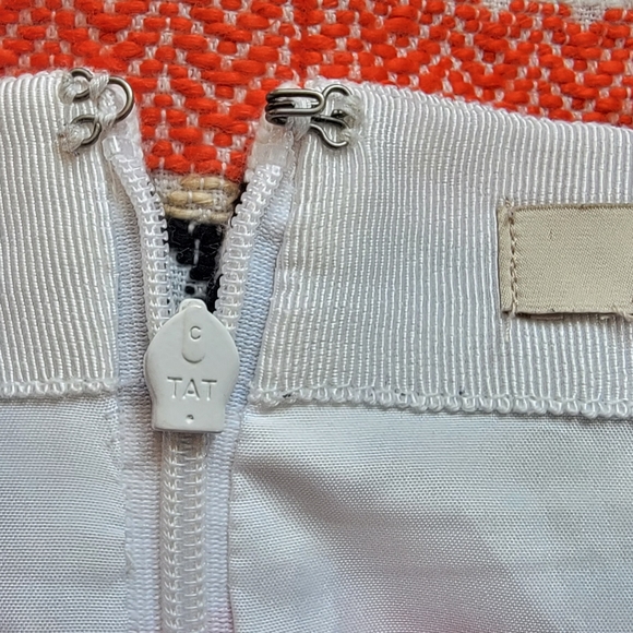 LOFT Size 6 Striped Women's Shift Skirt - Picture 6 of 8